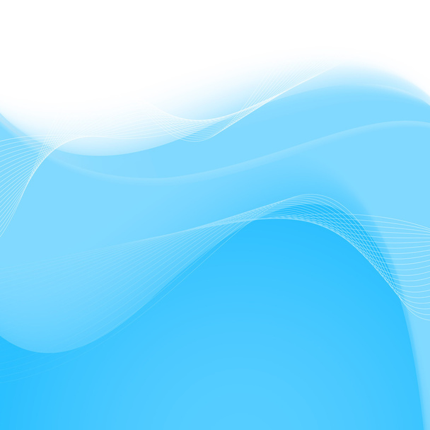 absztrakt kék háttér wave. vektoros illusztráció - Vektor, kép
