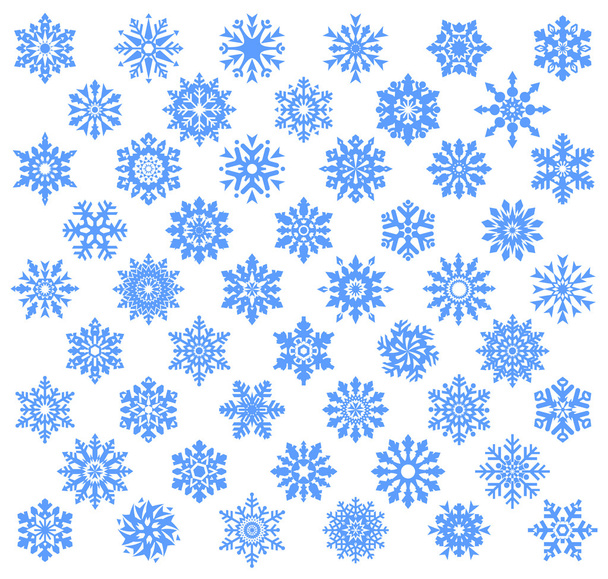 Snowflake set. - Vector, Image