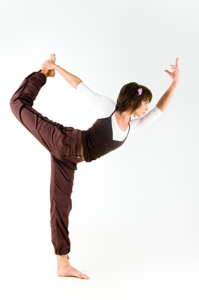 a jóga gyakorlása - Fotó, kép