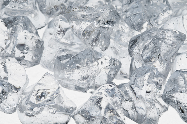 Wet ice cubes objects - Foto, afbeelding