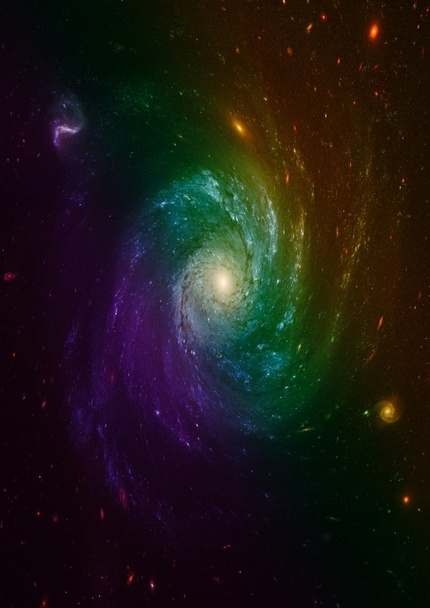 Galaxy in a free space - Photo, Image