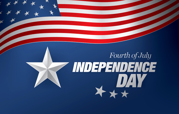 fourth of july independence day - Vetor, Imagem