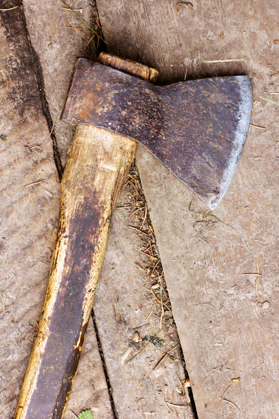 Old rusty ax - Photo, image
