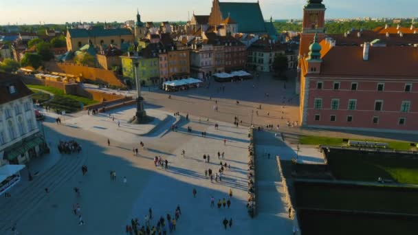 Nézd a régi városközpont, Varsó - Felvétel, videó