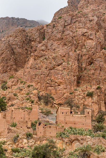 Ruined homes in the Ameln valley, Morocco - Foto, afbeelding