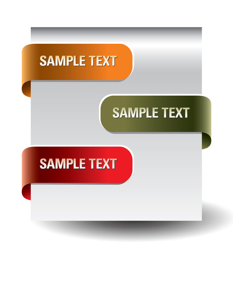 Set of paper tags. - Vector, Image