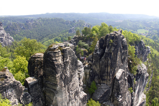 Elbsandteingebirge Saechsische Schweiz sandstone Saxónia
 - Foto, Imagem
