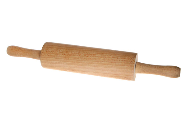 rolling pin wooden isolated - Photo, Image