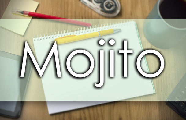 Mojito -  business concept with text - Photo, Image