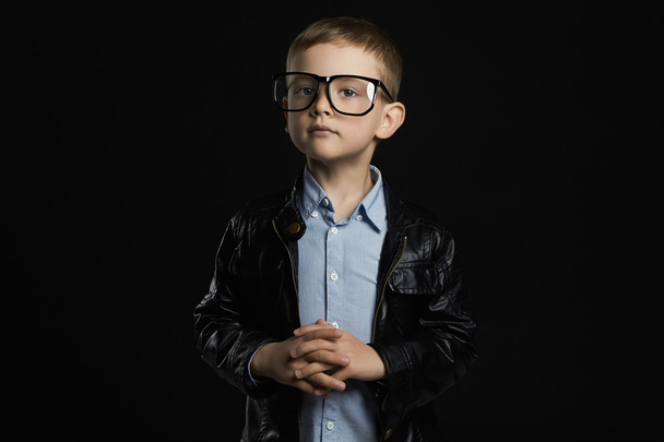 stylish  child in glasses  - Photo, Image