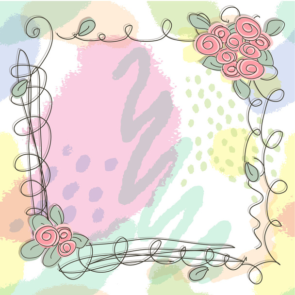 vector floral pattern - Vector, afbeelding