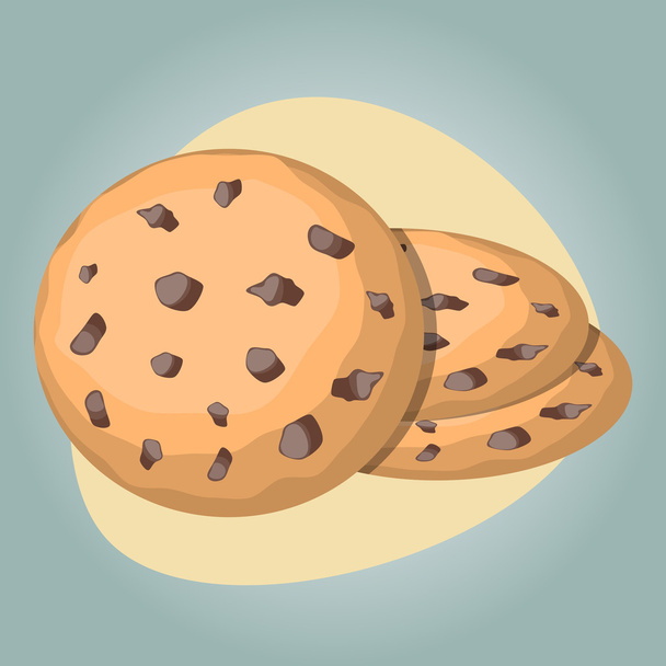 Biscuit icône colorée
 - Vecteur, image
