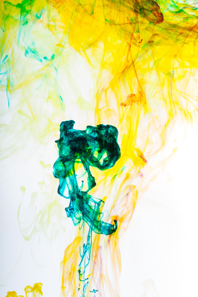 Acrylic colors and ink in water. Abstract background. - Foto, immagini