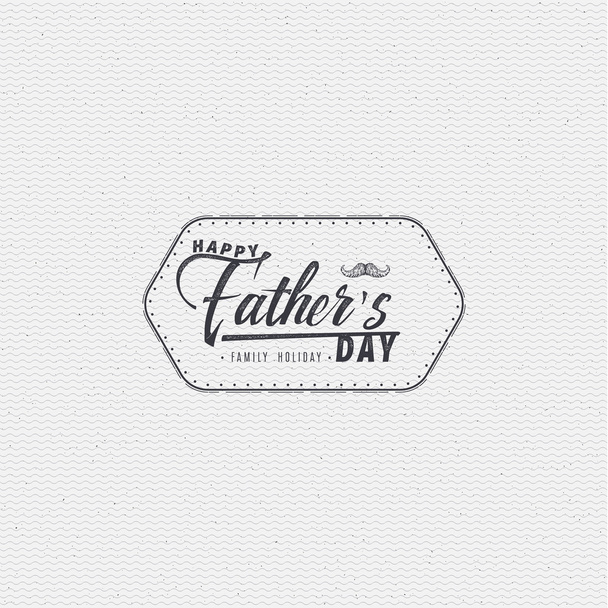 Happy fathers day - poster, stempel, badge, insignia, briefkaart, sticker, kan worden gebruikt voor design - Foto, afbeelding