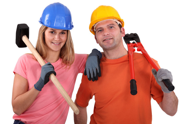Construction workers - Фото, изображение