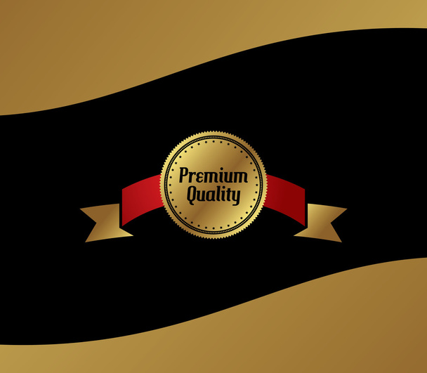 ruban d'or premium
 - Vecteur, image