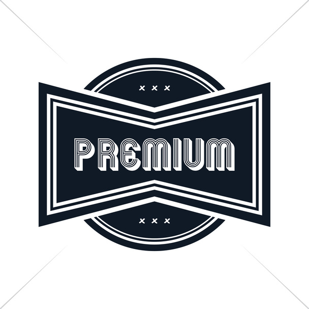 Premium etiket sticker - Vektör, Görsel