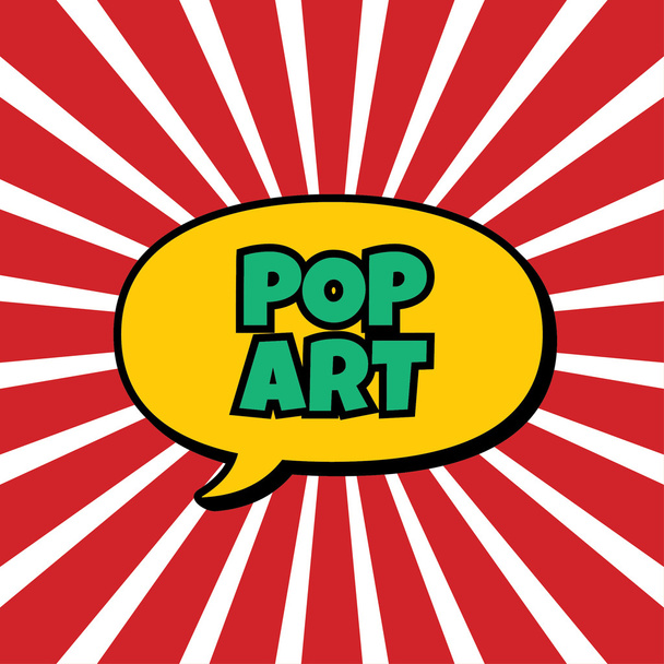 pop art ikonra  - Vektor, kép