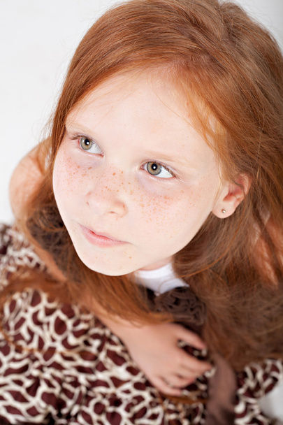 Close-up portrait of little girl - Фото, изображение