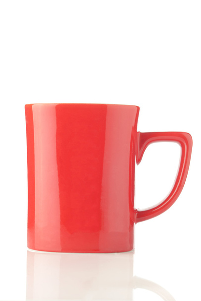 レッドコーヒーマグカップ - 写真・画像
