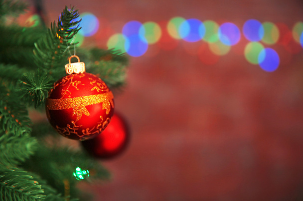 Christmas tree with decor  - Photo, Image