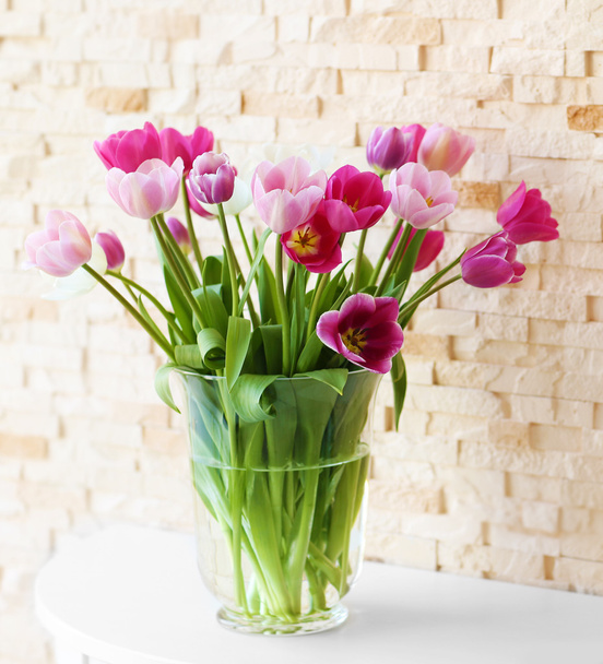 Bouquet of beautiful tulips  - Foto, Imagem