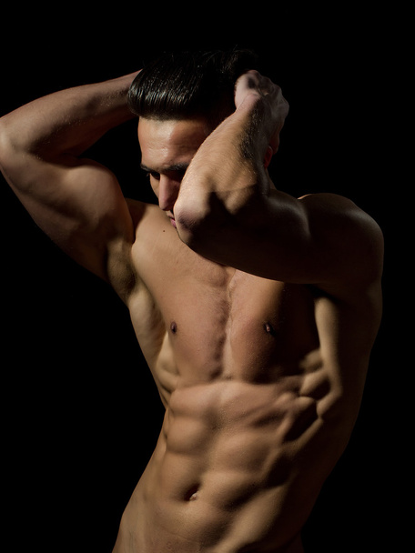 Sexy muscular male - Фото, изображение