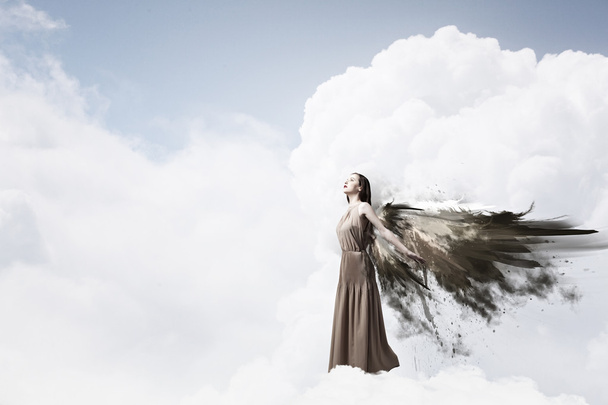Angelic beautiful woman - Valokuva, kuva