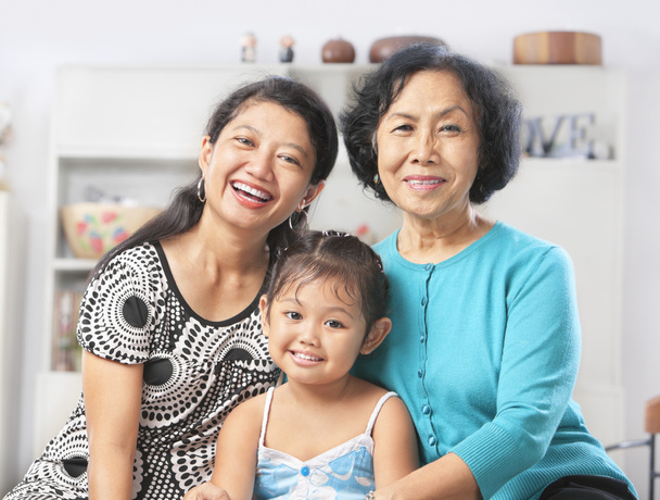 Három nemzedék-ból ázsiai nők - Fotó, kép
