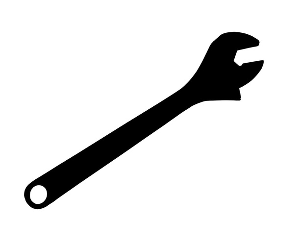 Nastavitelný klíč silueta  - Fotografie, Obrázek