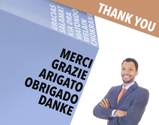 Thank you - international business concept - Photo, Image