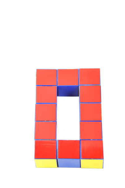 Números 3d por Cubos zero
 - Foto, Imagem