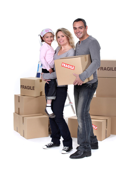 A family moving out. - Photo, Image