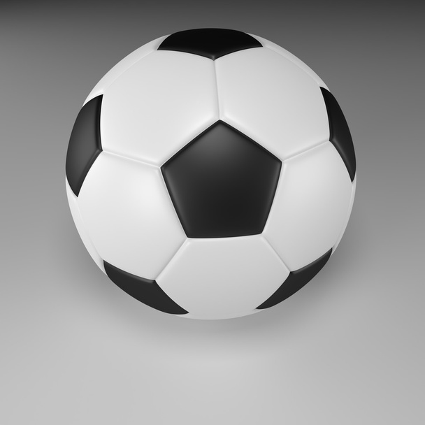πόδι μπάλα σε άσπρο φόντο - Φωτογραφία, εικόνα