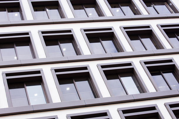 Прозорі сині будівельні вікна фону бізнес-центру
 - Фото, зображення