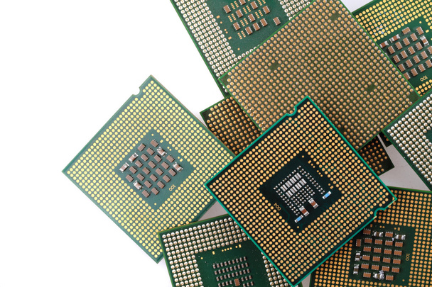 computers chips isolated - Photo, Image