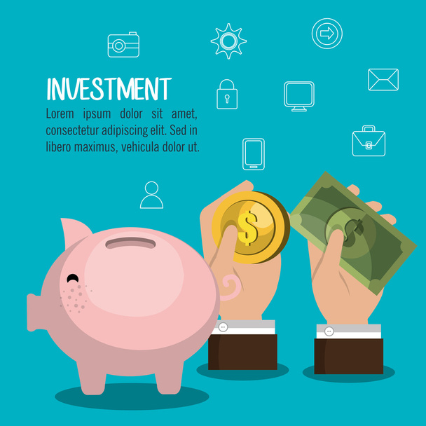 financement et conception des investissements
 - Vecteur, image
