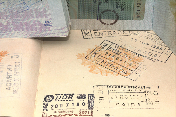 Pasaporte sellado
 - Foto, imagen