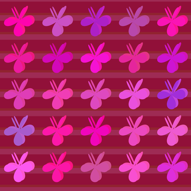  Clover flower pattern vector illustration - Vettoriali, immagini