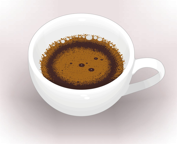 Чашка кофе - Вектор,изображение