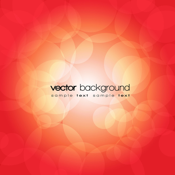 třpytivé pozadí červená světla s textem - vektorové ilustrace - Vektor, obrázek