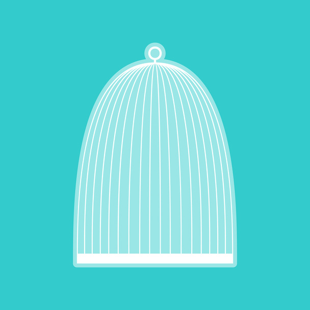 Cage à oiseaux signe
 - Vecteur, image