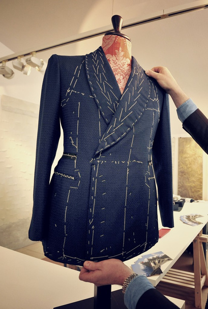 Tailor verify bespoke suit - Photo, Image