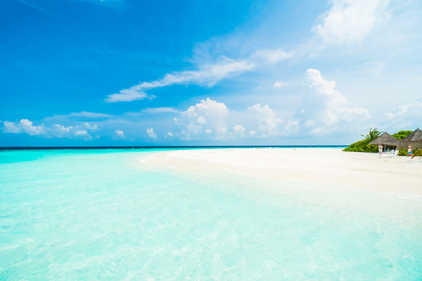 Beautiful tropical Maldives resort hotel - Photo, Image