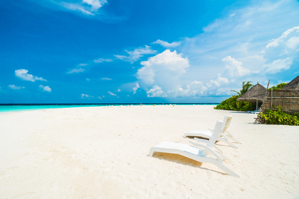 tropical beach and sea around hotel resort - Photo, Image