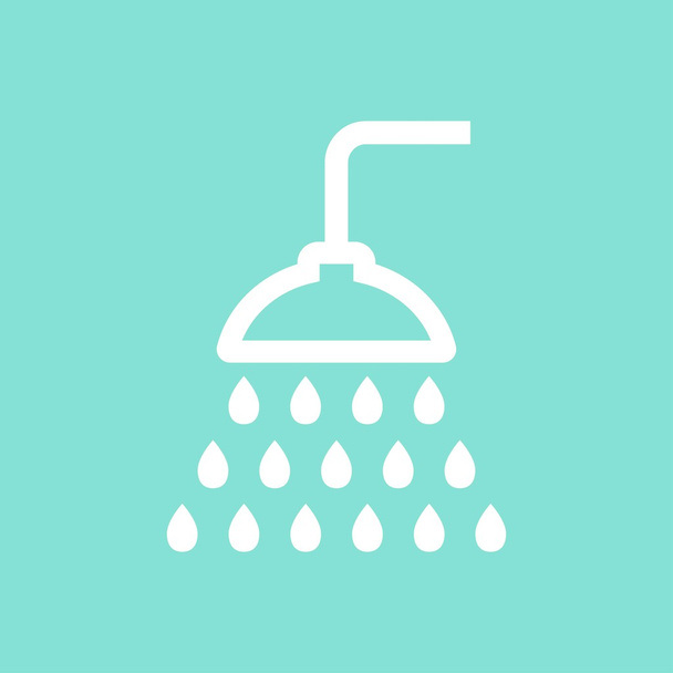 Shower -  vector icon.  - Vector, afbeelding