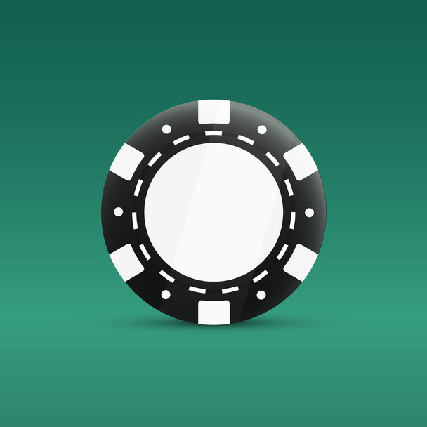 Ένα εικονίδιο με το σήμα Casino poker μάρκες - Διάνυσμα, εικόνα