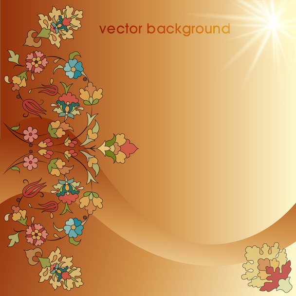 decoratieve voorbladsjabloon eenentwintig - Vector, afbeelding