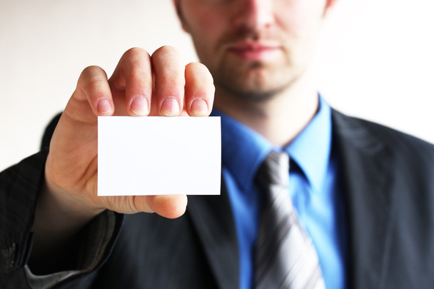 επαγγελματική κάρτα, λευκό - Φωτογραφία, εικόνα