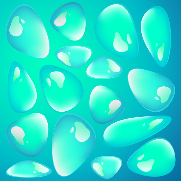 Beautiful opaque shapes - Vector, Image